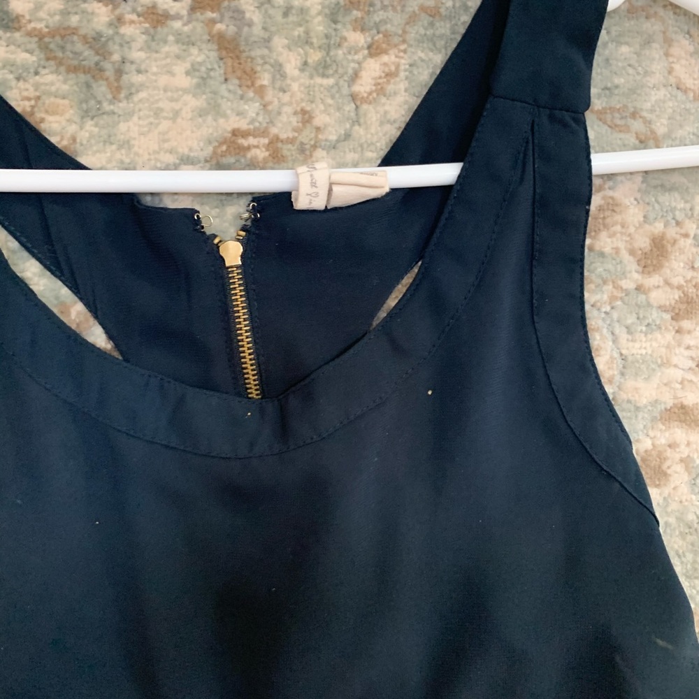 Navy tank top - Picture 2 of 3